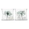 Stupell Industries Serene Emerald Rose 2pc Decorative Printed Pillow Set design by Albert Koetsier, 18 x 7 x 18